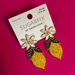 Brand New BaubleBar Lemon Earrings